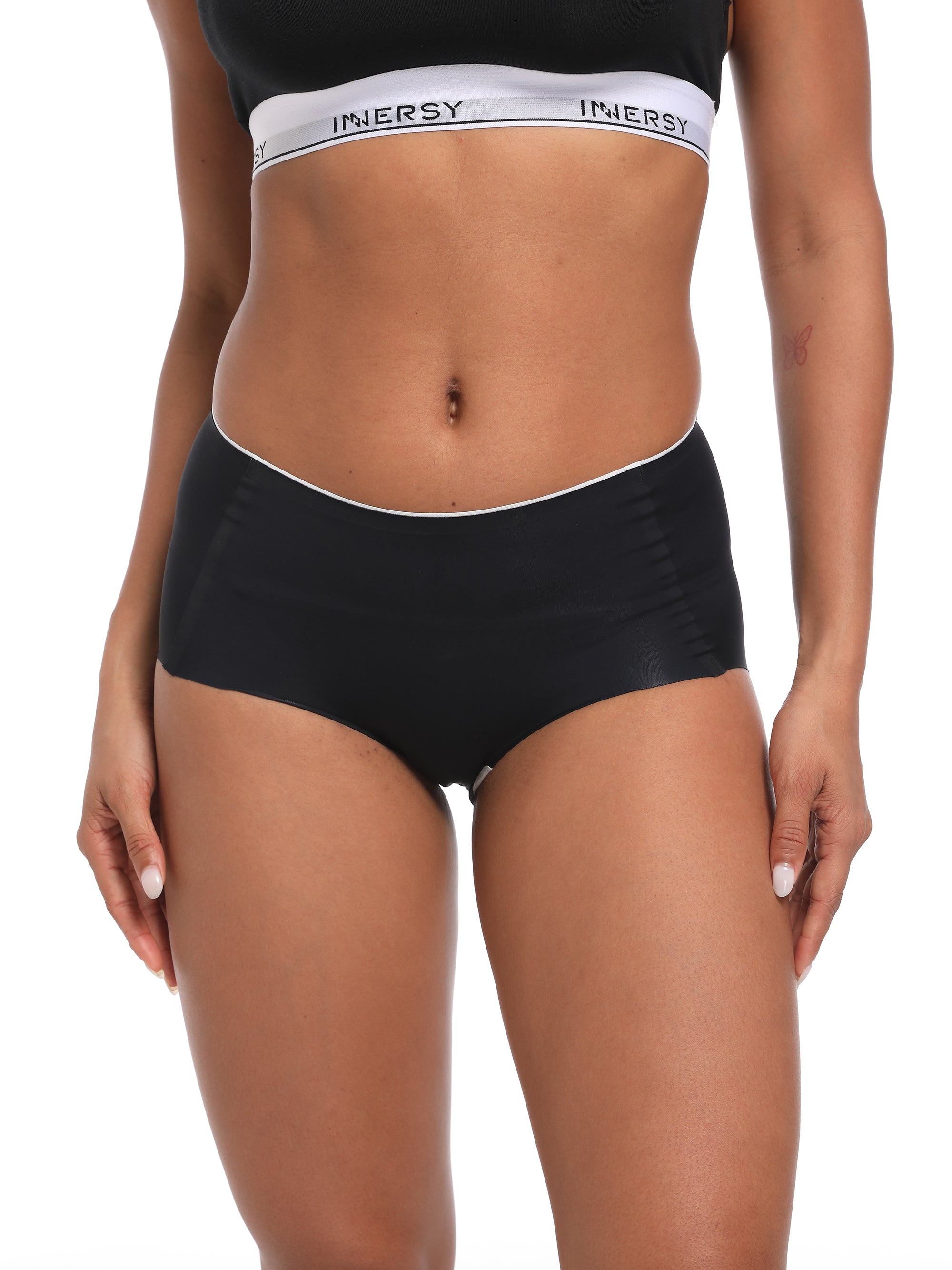 Women's No Show Briefs High Waist 3-Pack