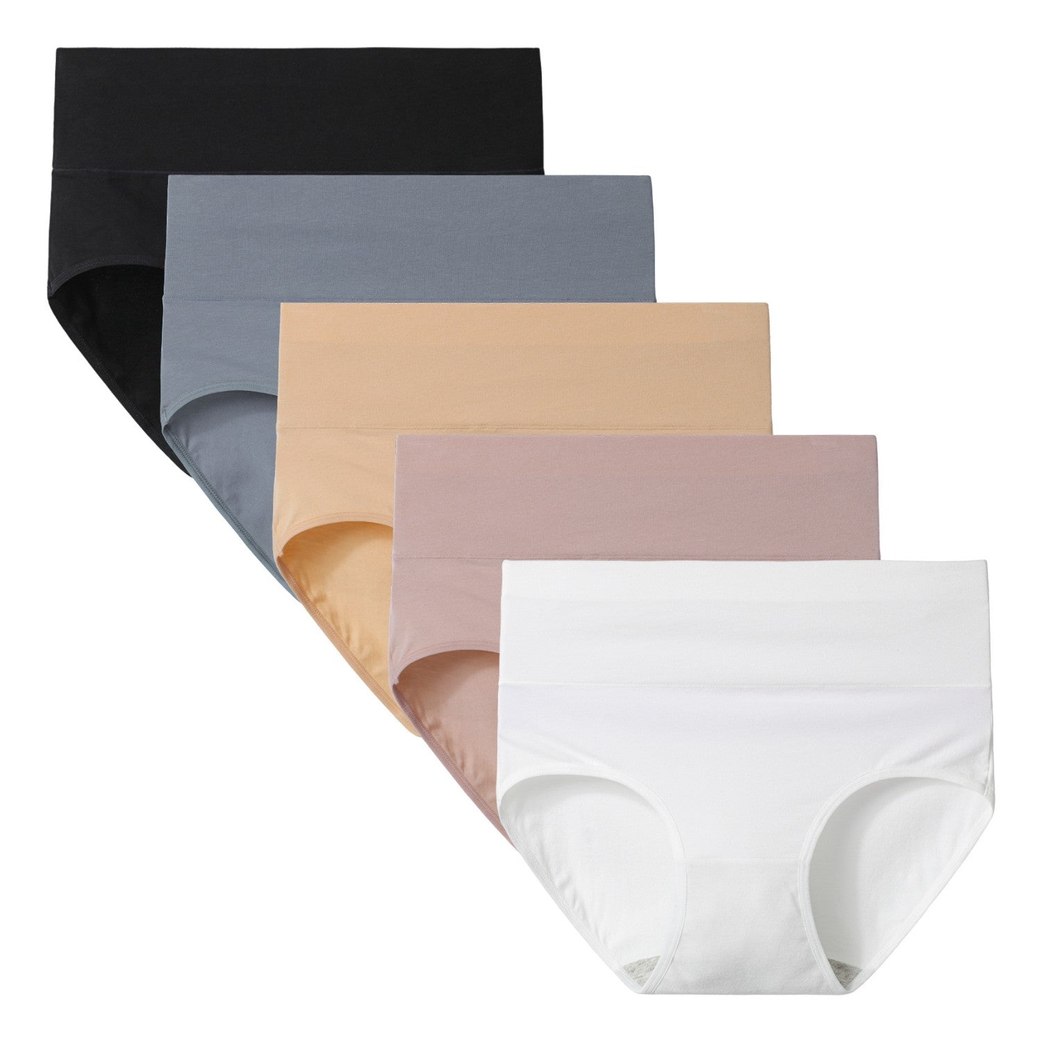 Women's High Waisted Briefs 5-Pack