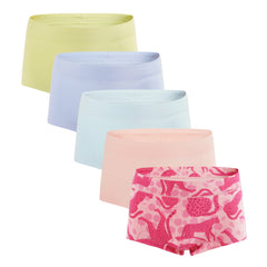 Girls’ Aged 8-16 Soft Cotton Panties 5-Pack