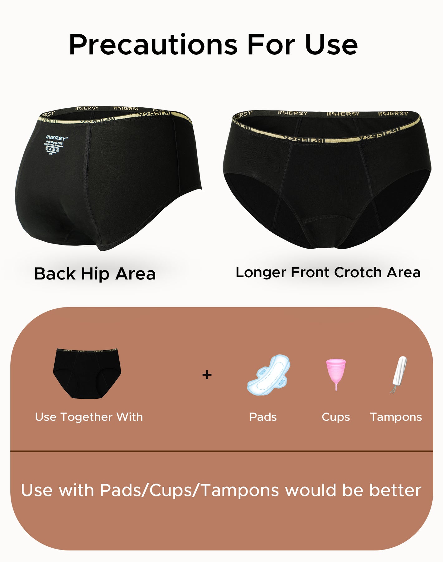 Teen Girls Period Underwear 5-Pack – Innersy Store