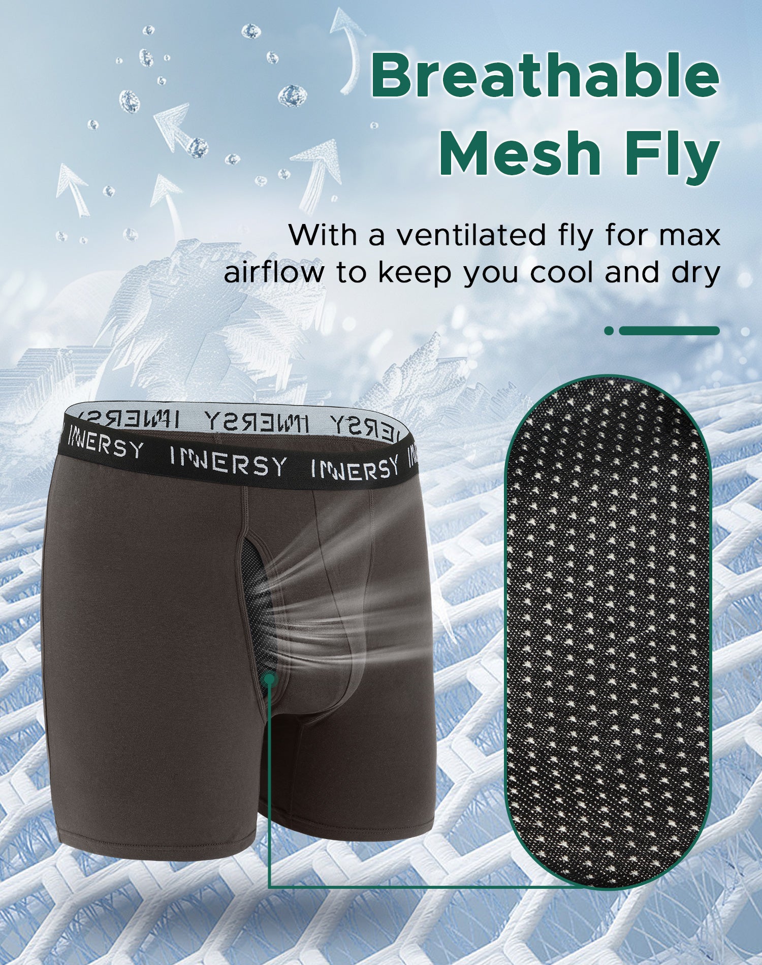 Men's Cotton Plus Size Boxer Briefs 5-Pack