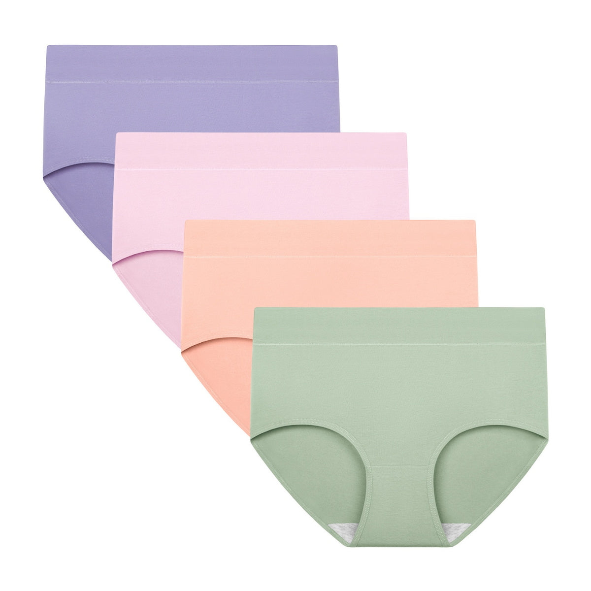 Women's High Waist Briefs 4-Pack
