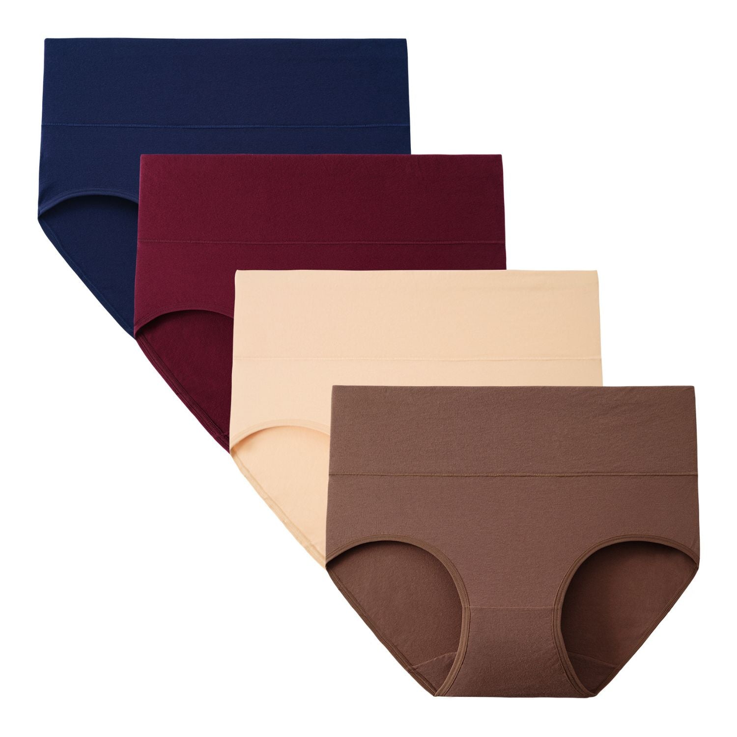 Women's Plus Size High Waisted 4-Pack