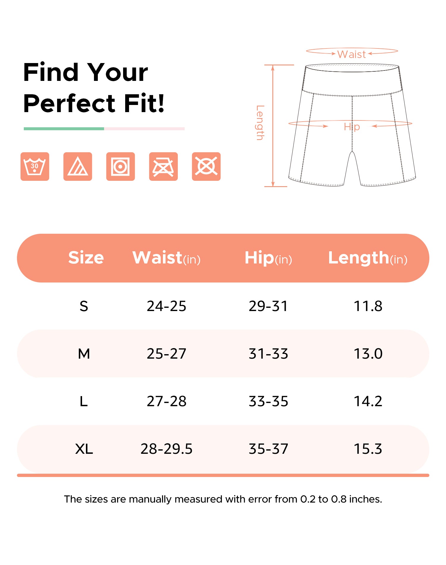 Girls' Athletic Biker Shorts 1/2 Packs