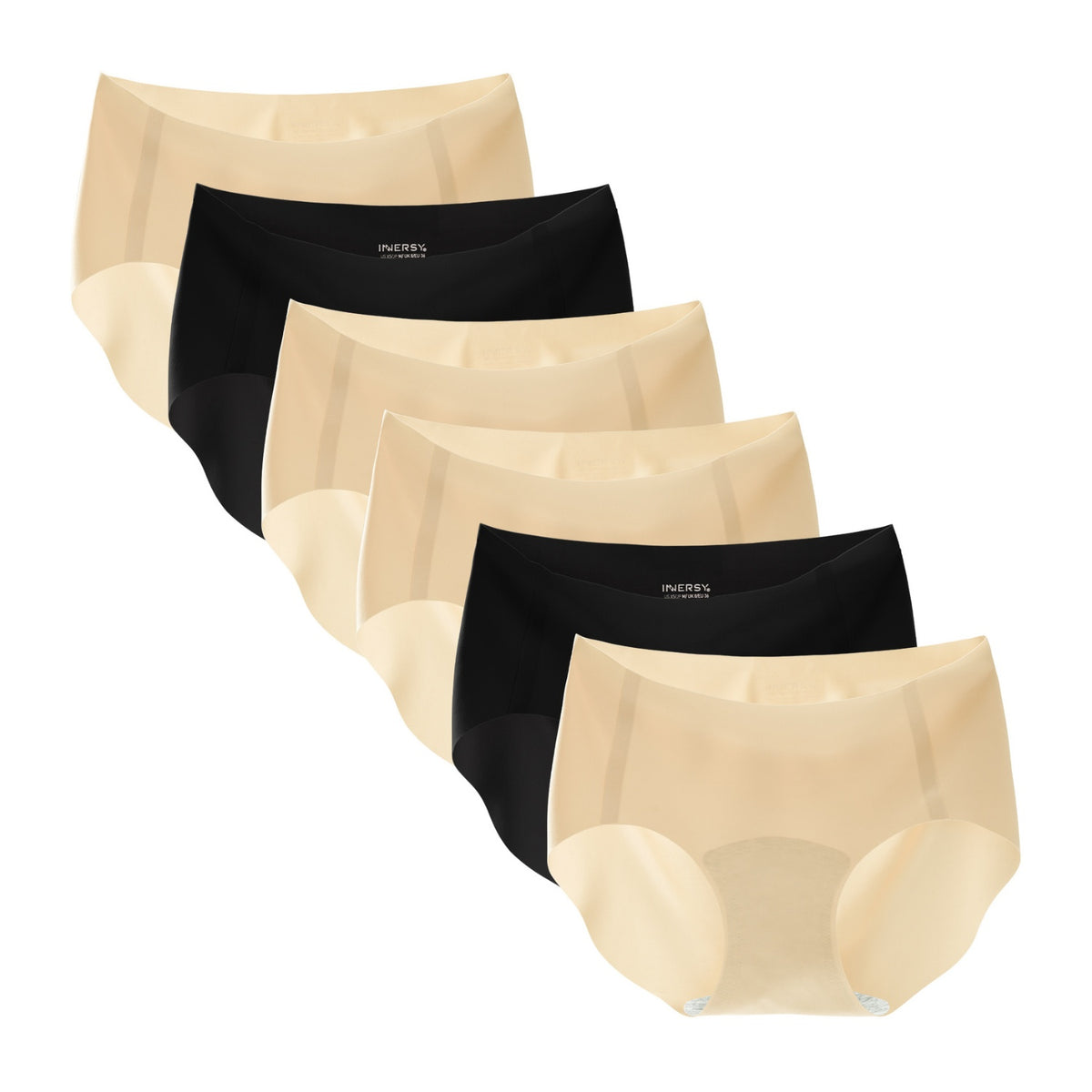 Women's Seamless No Show Hipster 6-Pack