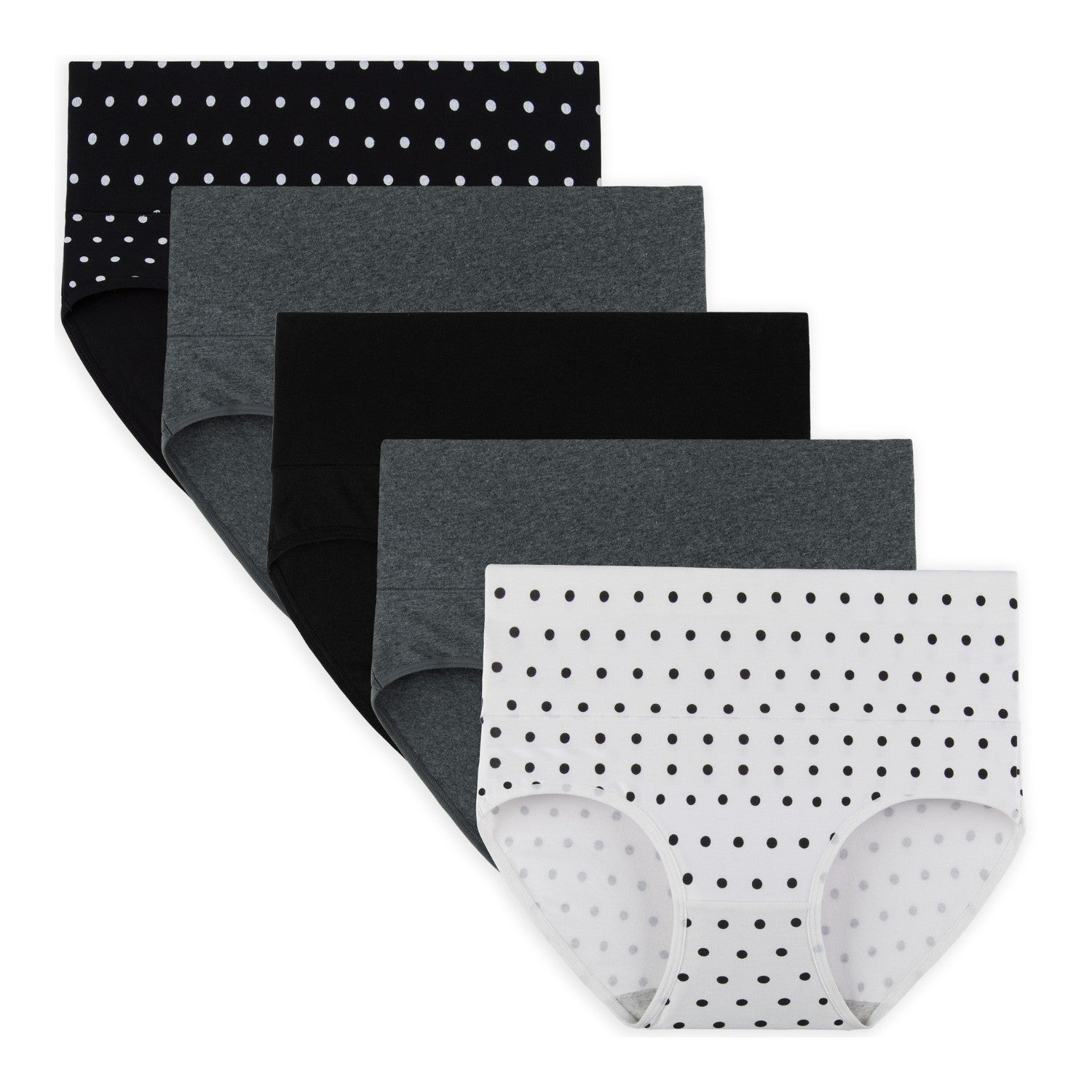 Women's High Waisted Briefs 5-Pack