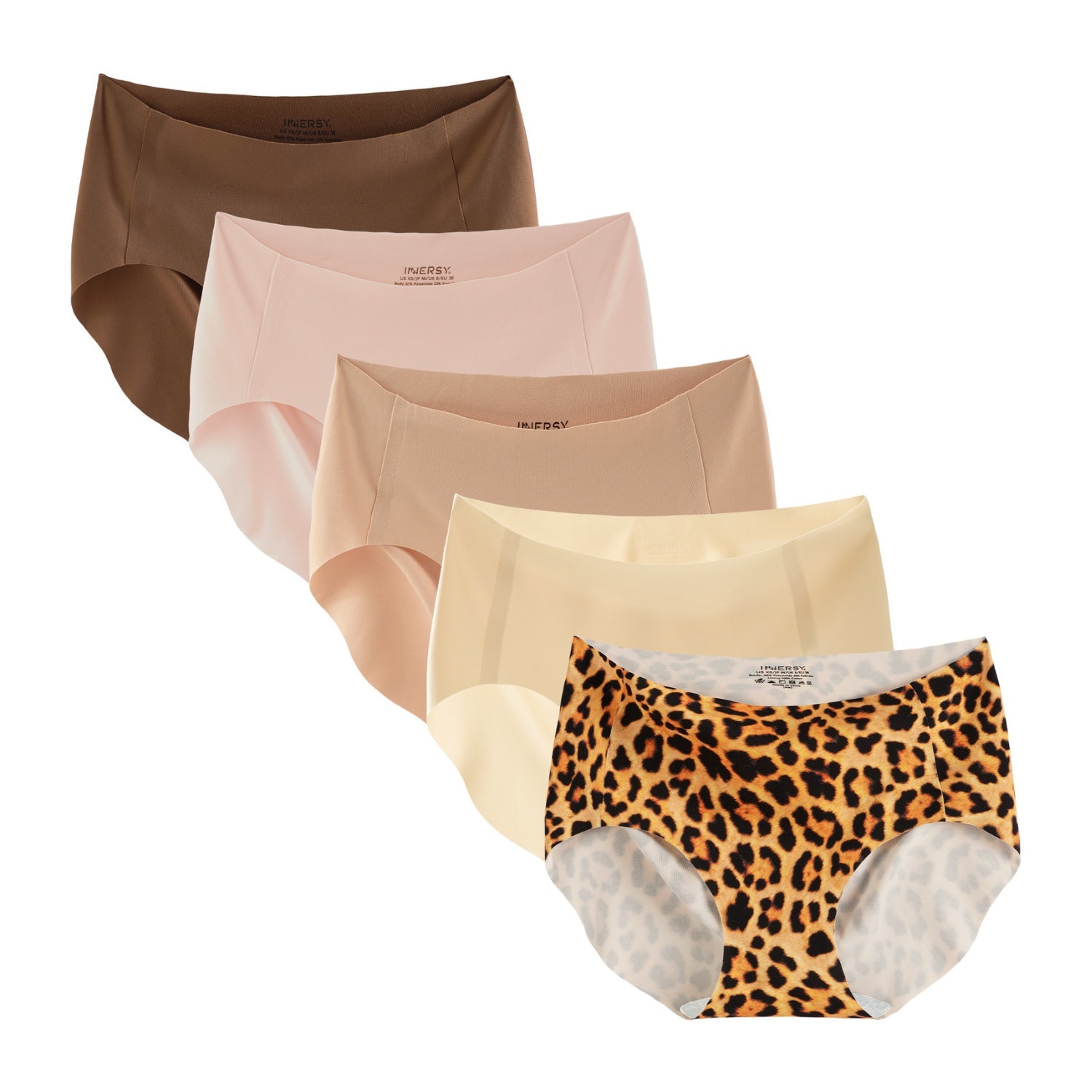 Women's Seamless No Show Hipster 5-Pack