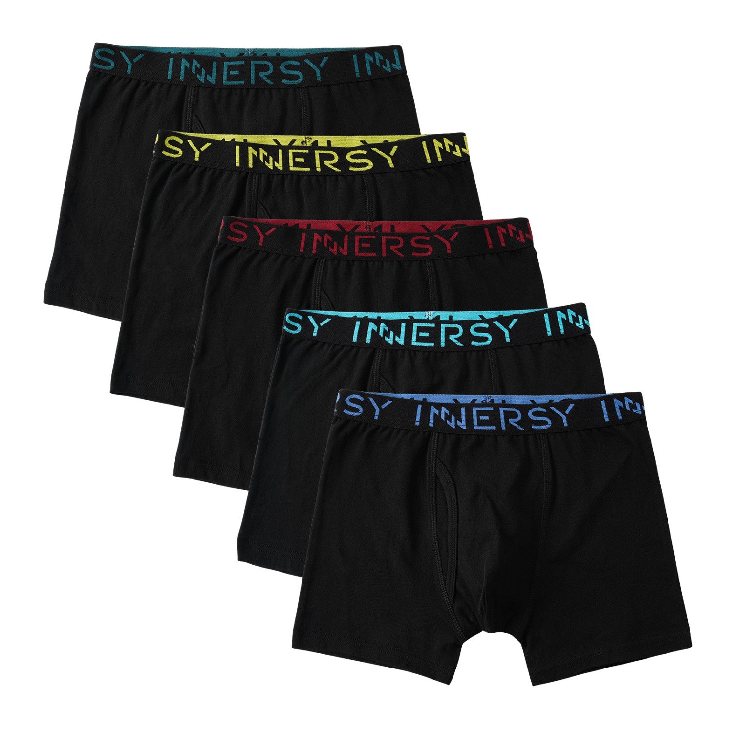 Boys' Aged 6-18 Cotton Boxer Briefs 5-Pack