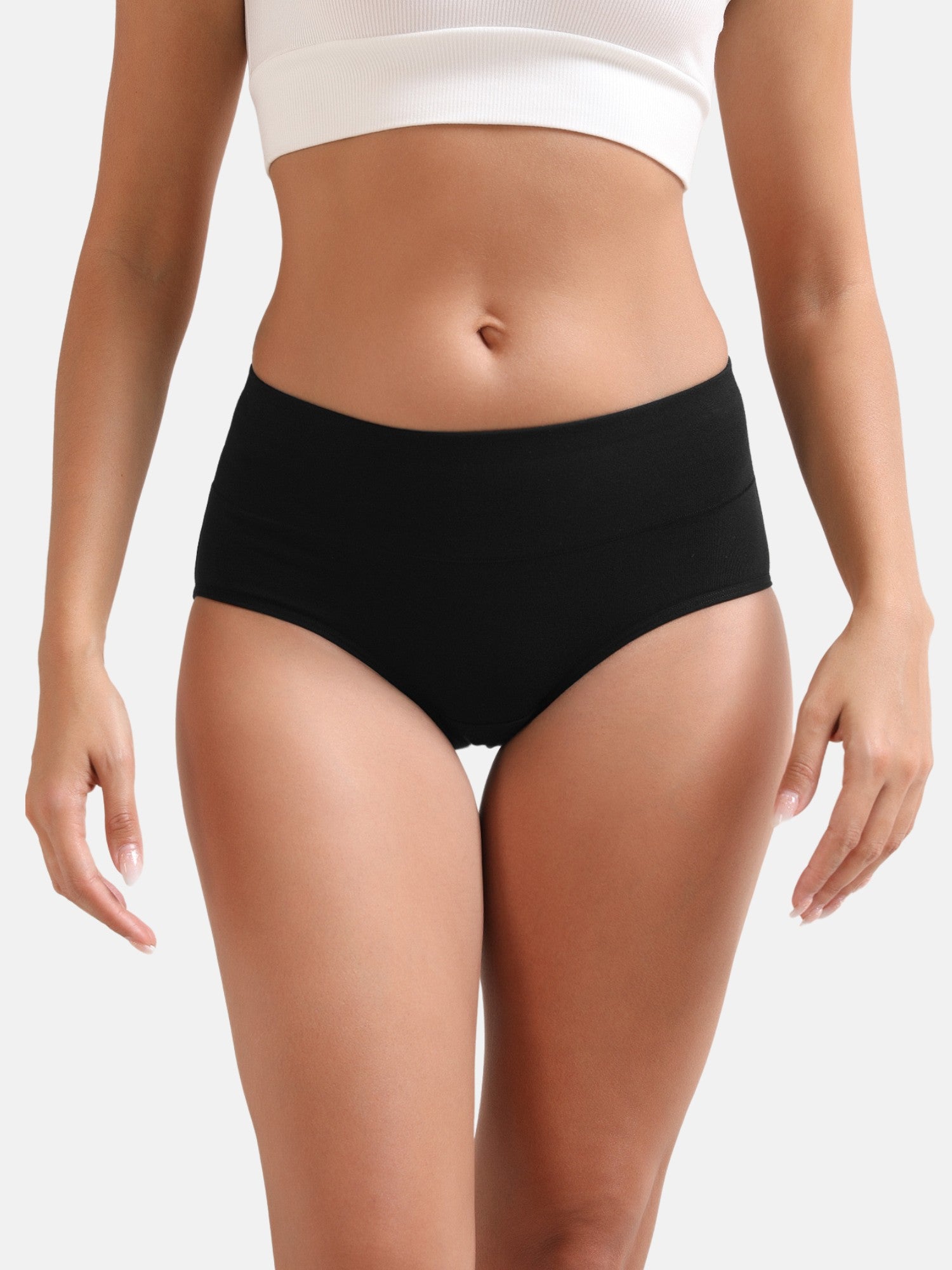 Women's Cotton High Waist Briefs 4-Pack