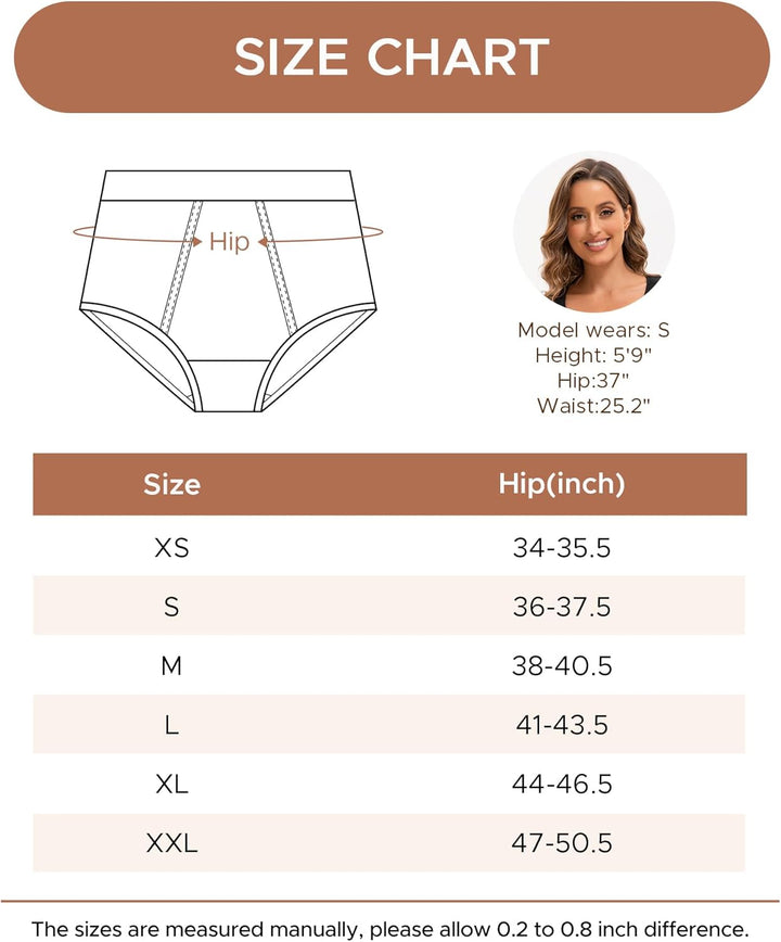 Women's Cotton High Waisted Briefs 3-Pack