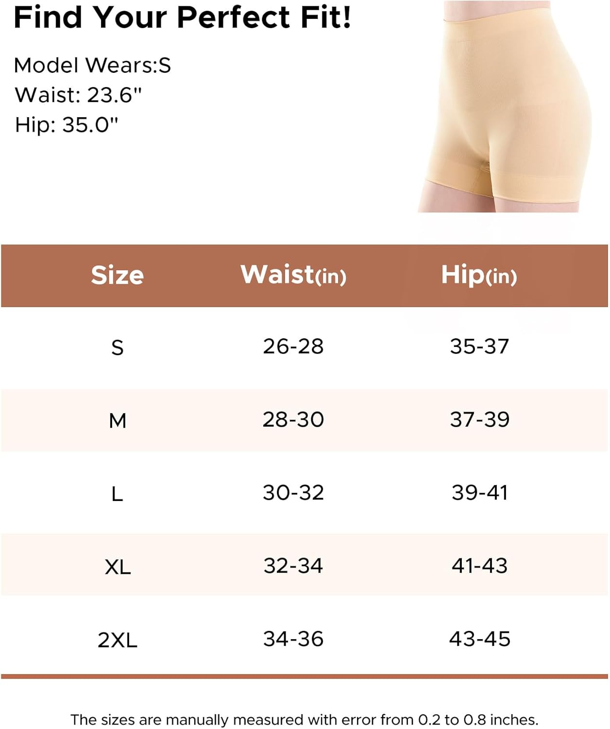 Women's Shapewear Slip Shorts 3-Pack