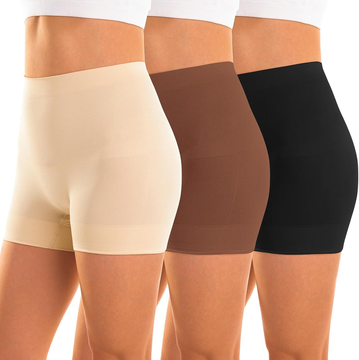 Women's Shapewear Slip Shorts 3-Pack