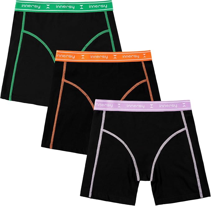 Girls’ Underwear Breathable Cotton Soft Girls Boyshorts Underwear 3 Pack