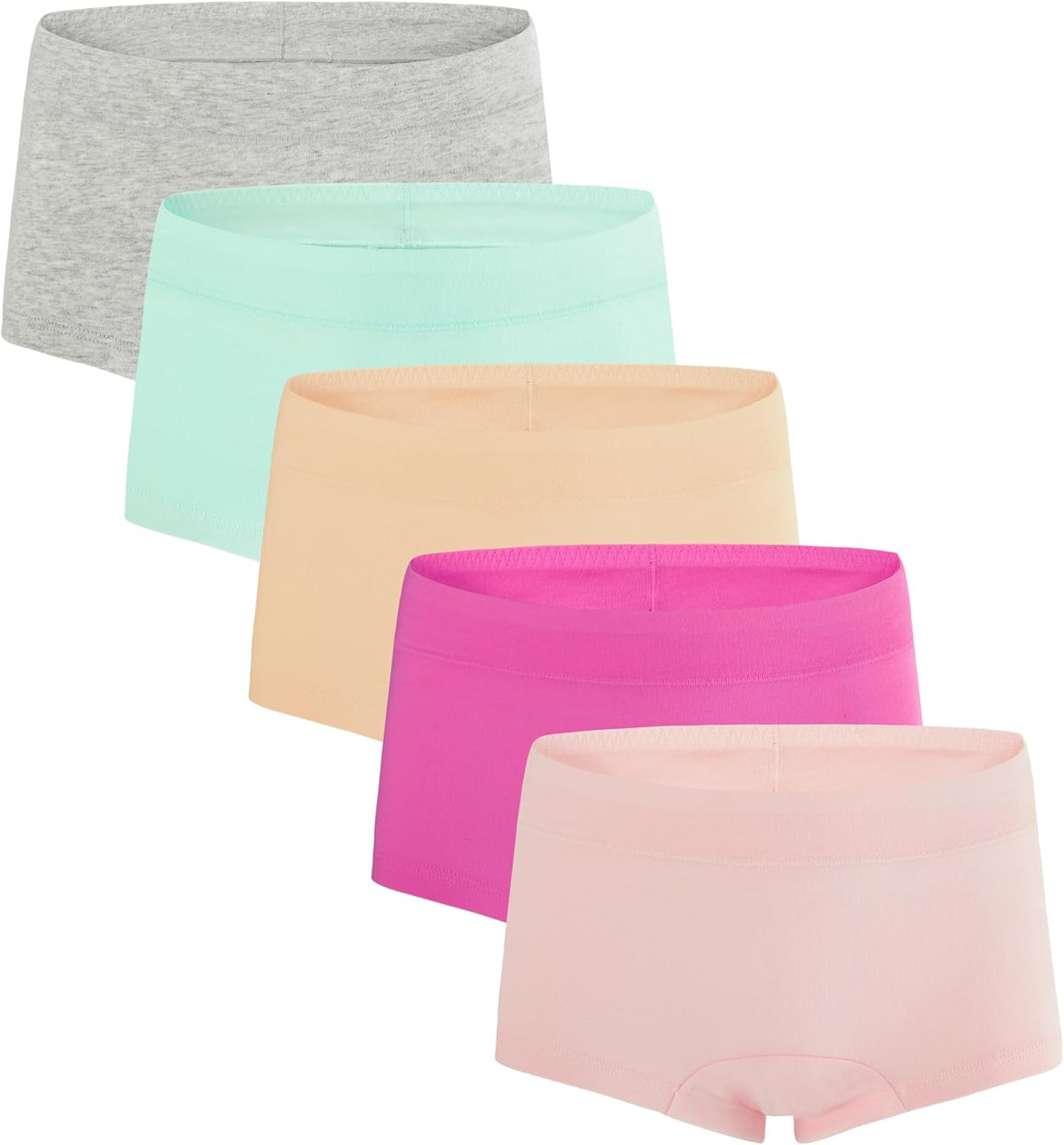 Girls Aged 8-16 Soft Cotton Panties 5-Pack