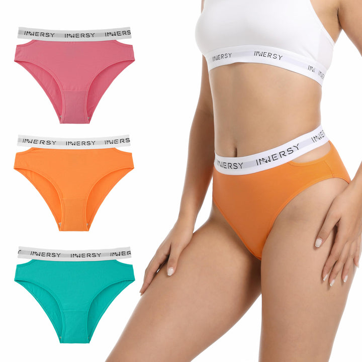 Women's High Waist Cutout Panties 3-Pack