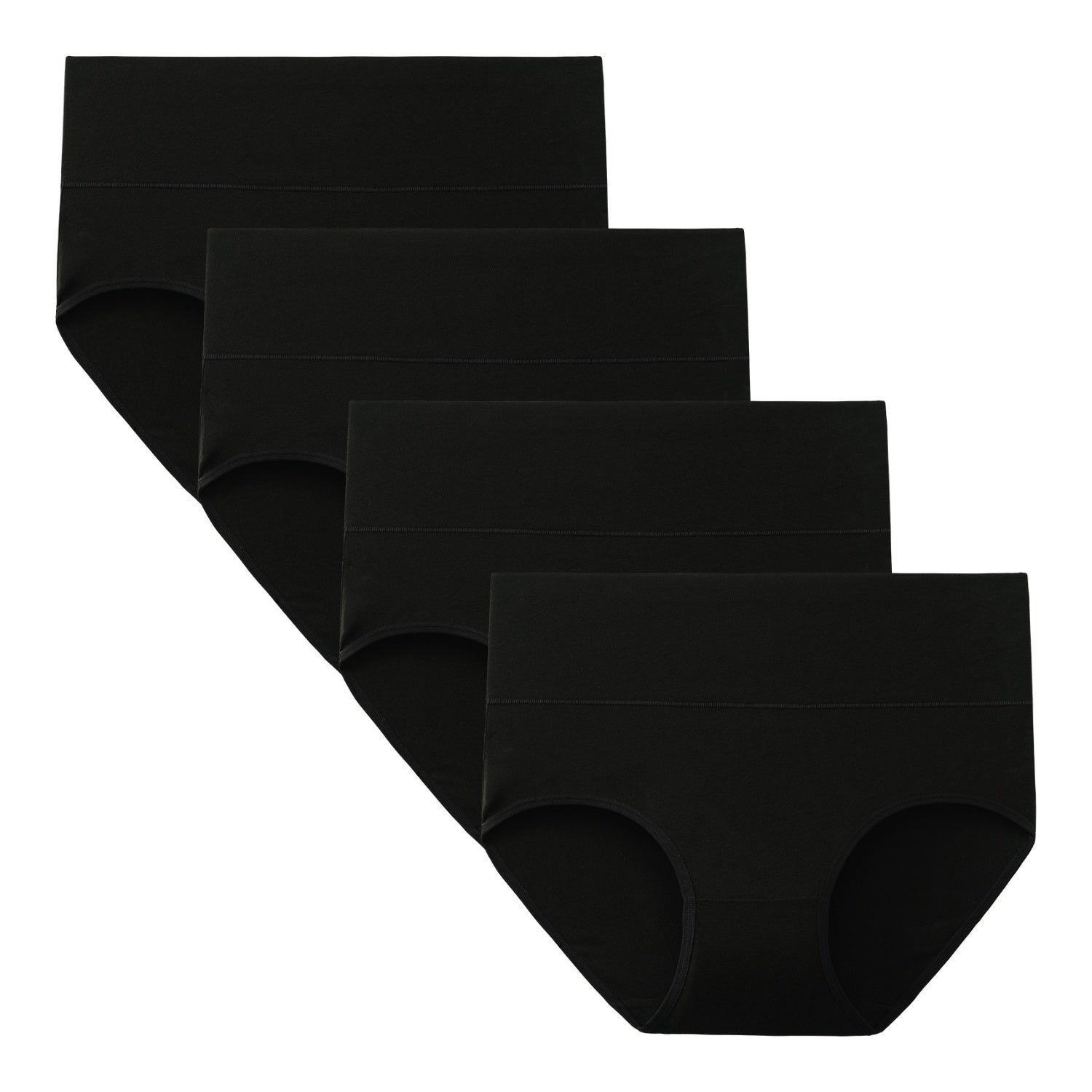 Women's Plus Size High Waisted 4-Pack