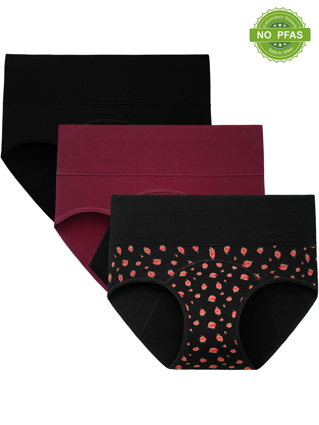 INNERSY Girls Period Underwear Cotton Leakproof Menstrual Panties