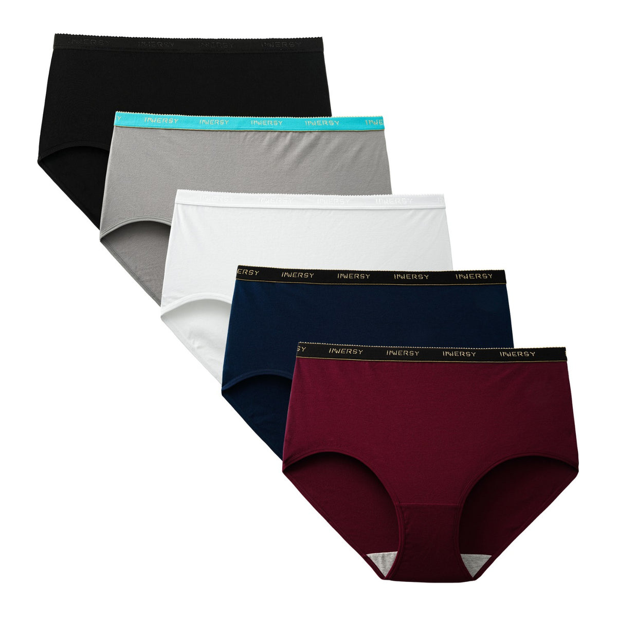Women's Plus Size Briefs 5-Pack