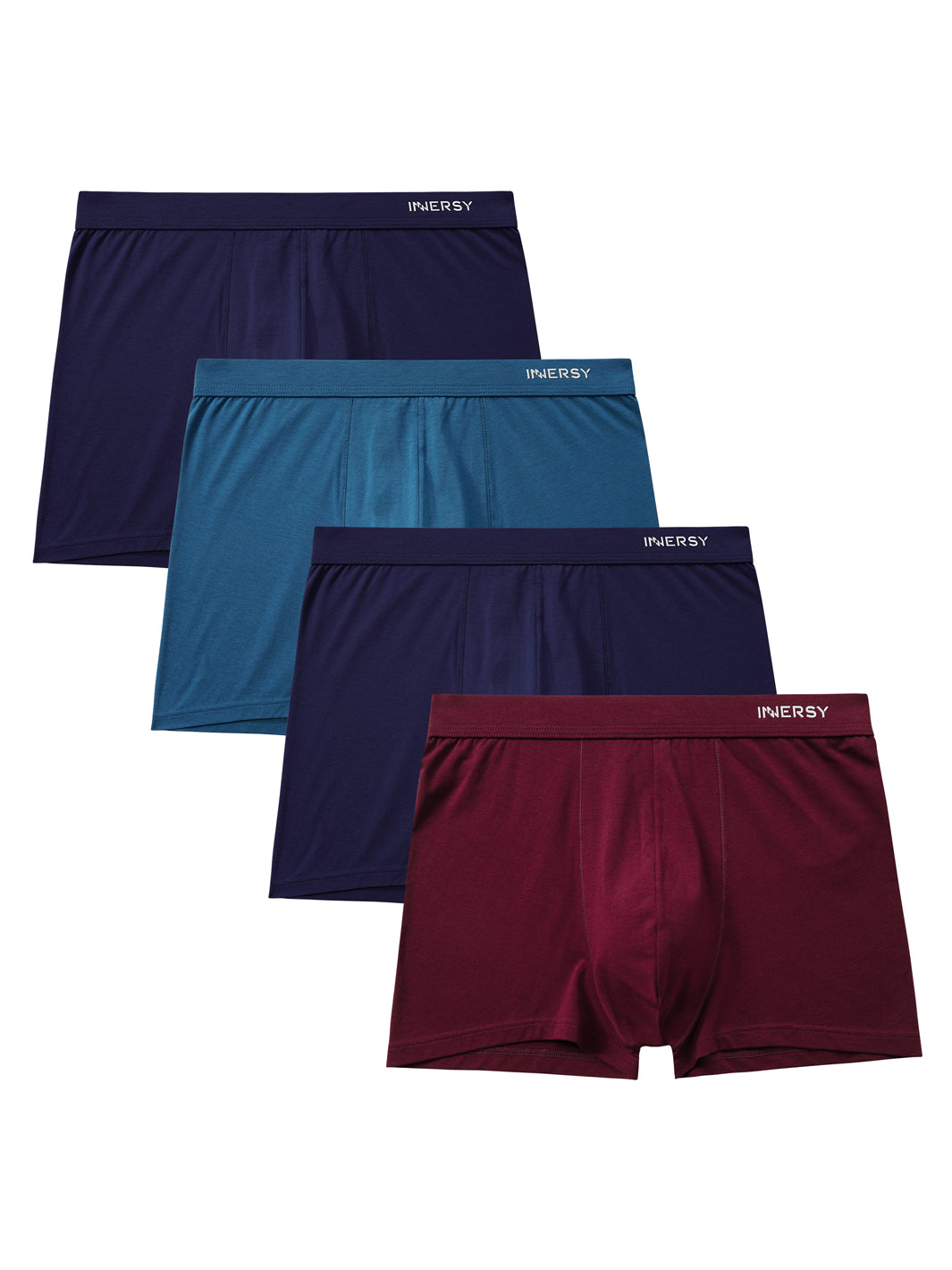 INNERSY Ladies Boxer Shorts Underwear Cotton Boyshorts for Women Midi Short  Knickers Pack of 3 (8, 2 Checkerboard/1 Geometric) : : Fashion