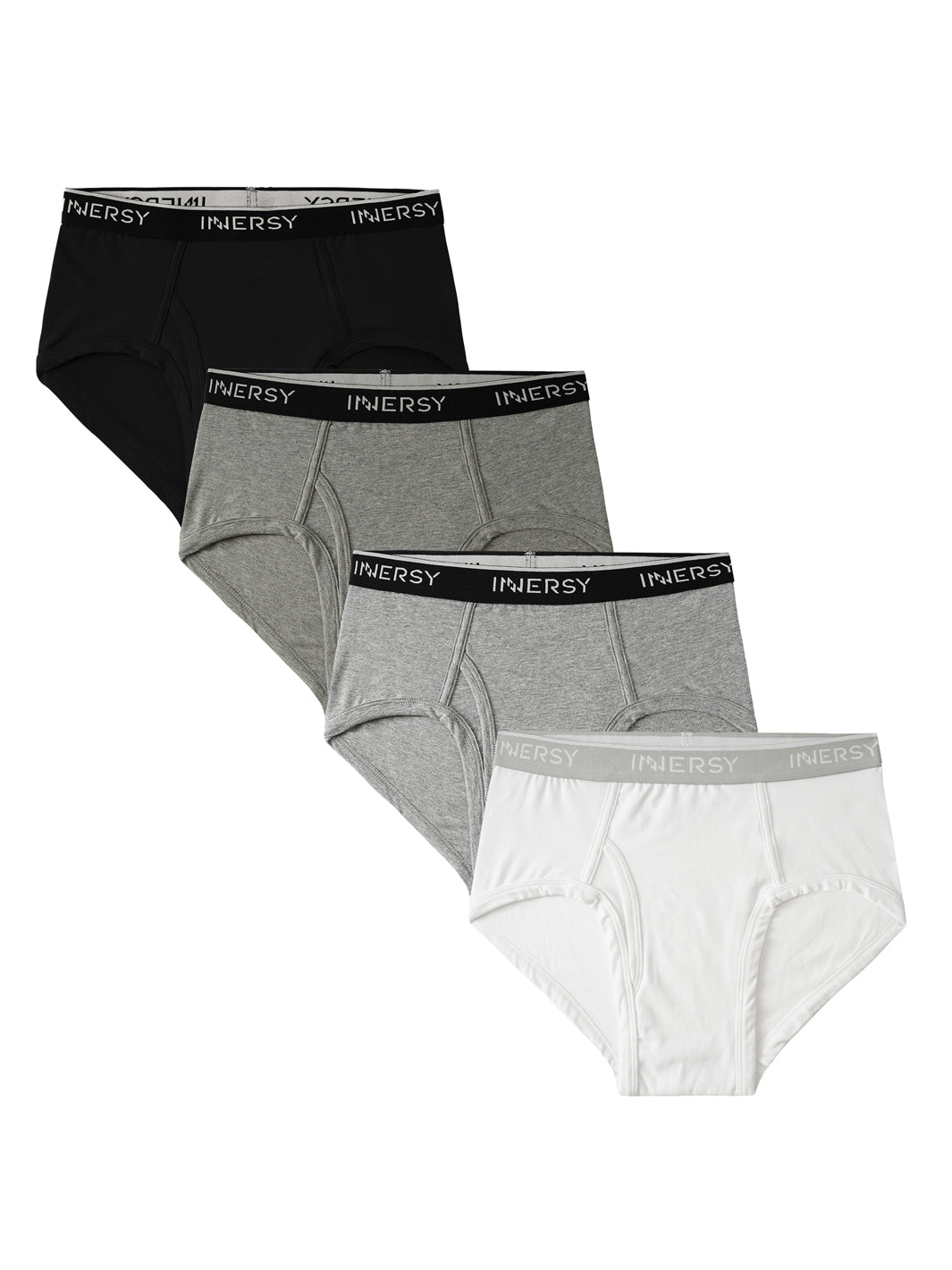 INNERSY Men's Breathable Boxers Briefs Support Pouch Workout