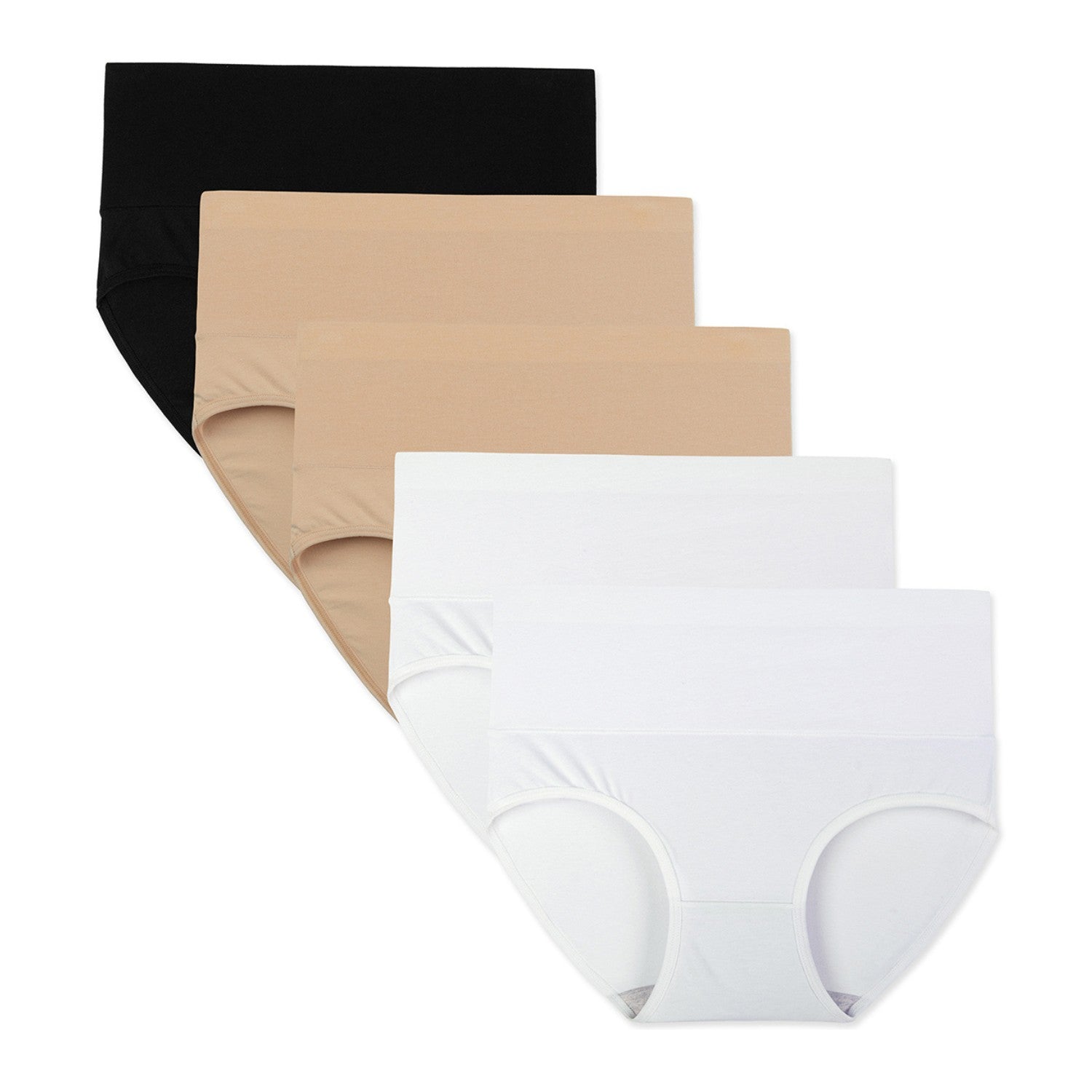 Women's High Waisted Briefs 5-Pack