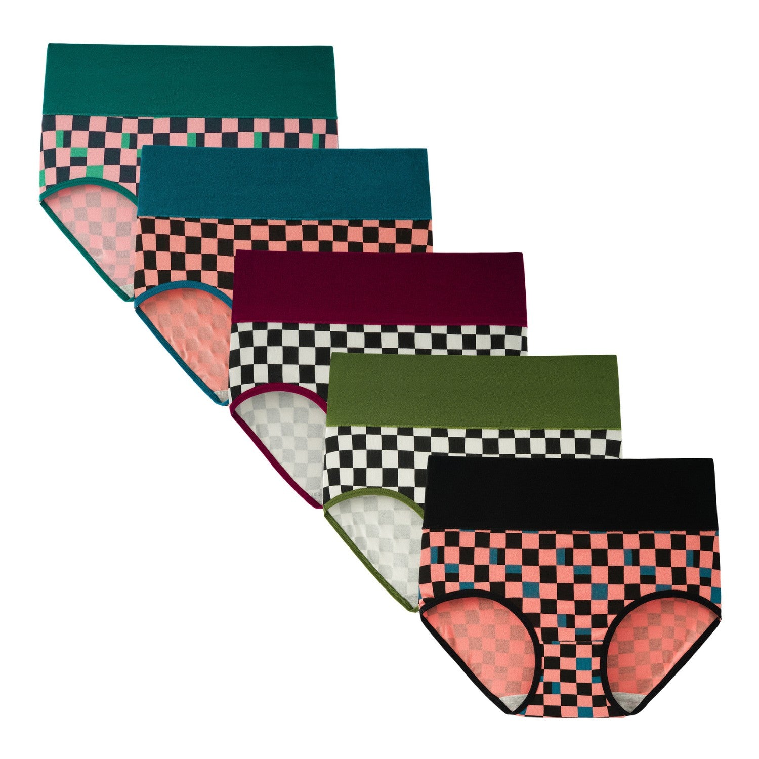Women's High Waisted Briefs 5-Pack