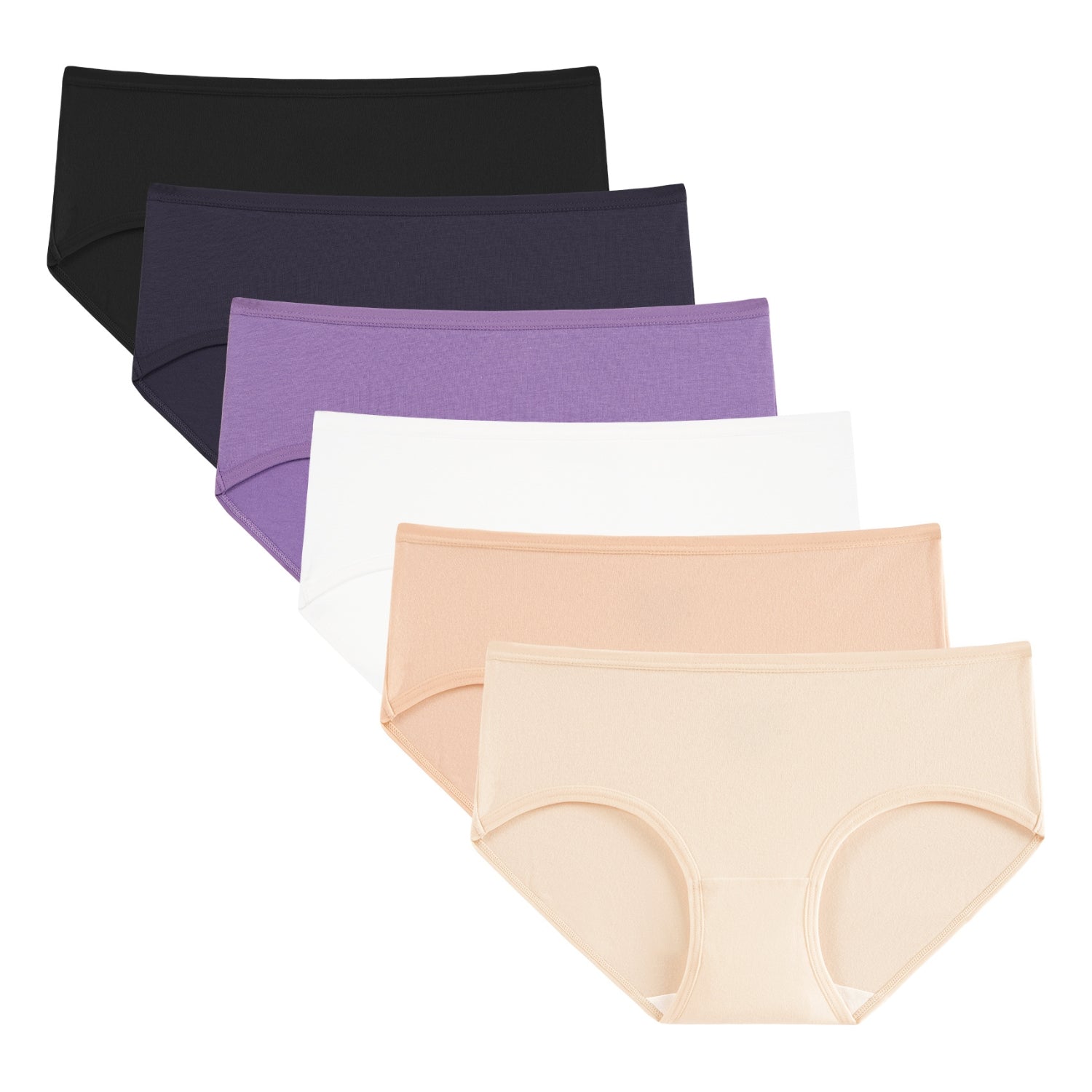 Girls‘ Aged 8-16 Cotton Briefs 6-Pack