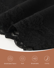 Women's Cotton Lace Briefs 5-Pack