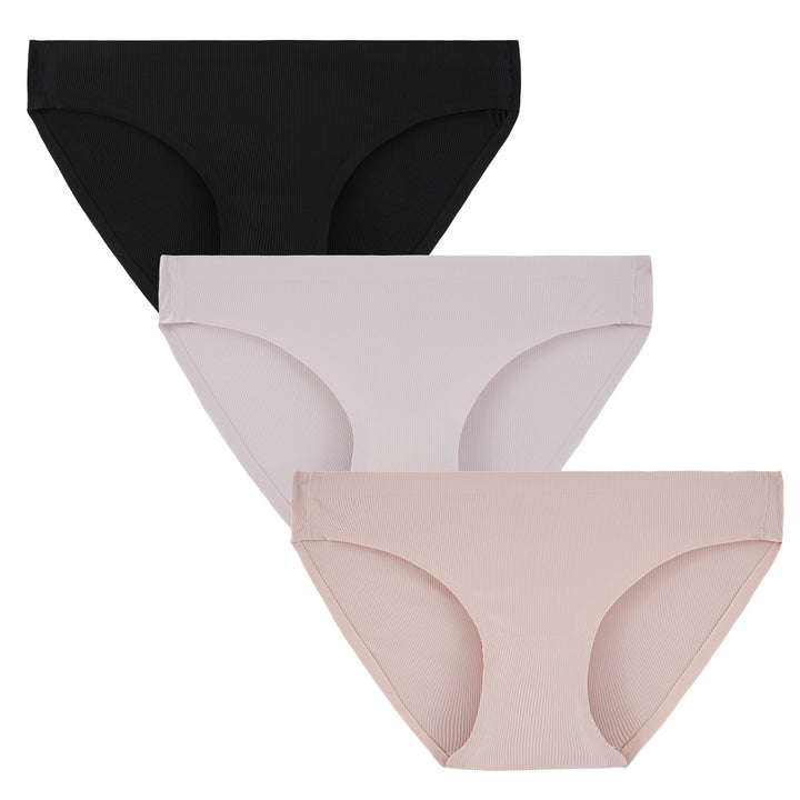 Women's Underwear Seamless Nylon Bikini Panties 3-Pack（Copy）