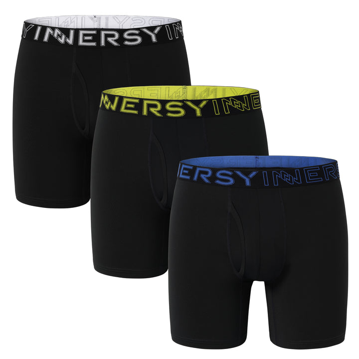 Men's Quick Dry Boxer Briefs for Travel&Workout 3-Pack