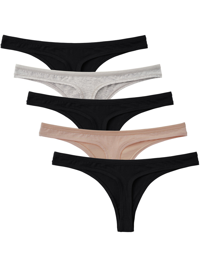 Buy MYADDICTION 5Pack Women Cotton Sexy Thong Underwear G String T