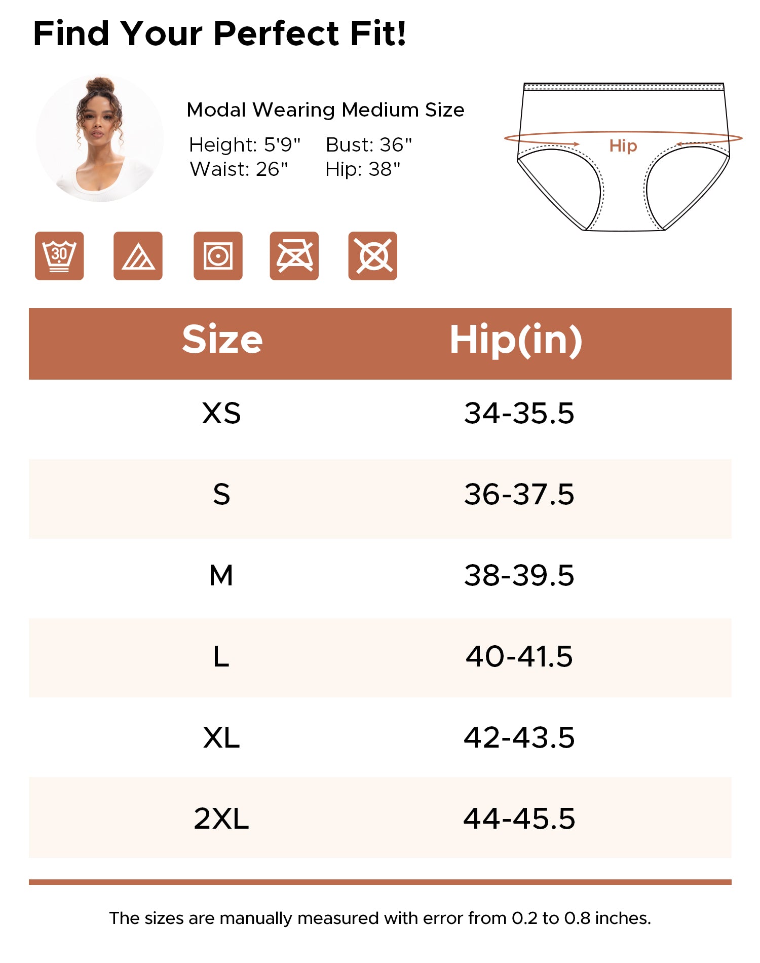 Women's Modal Quick Dry Panties 5-Pack