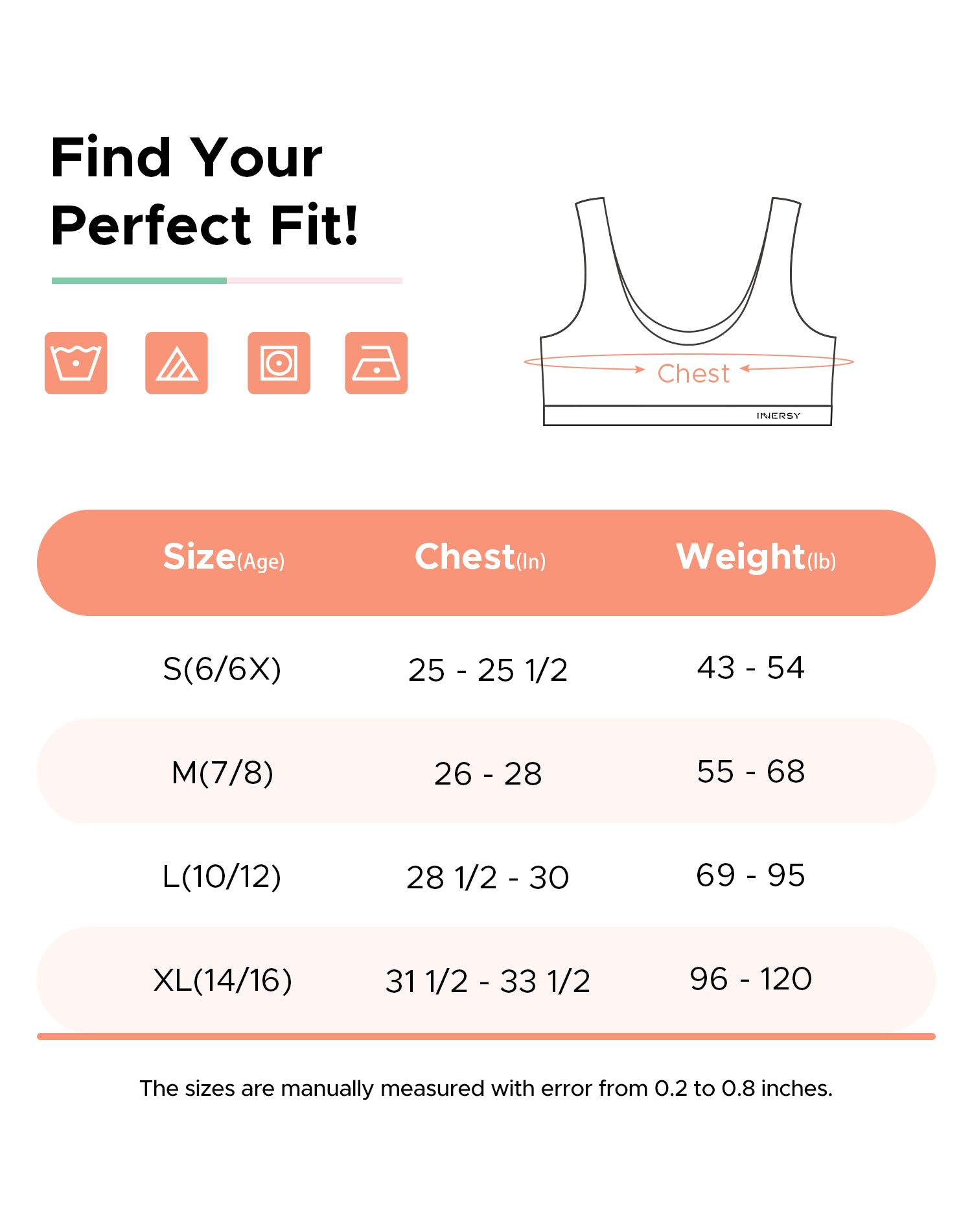 Girls’ Aged 6-16 Bras 3-Pack