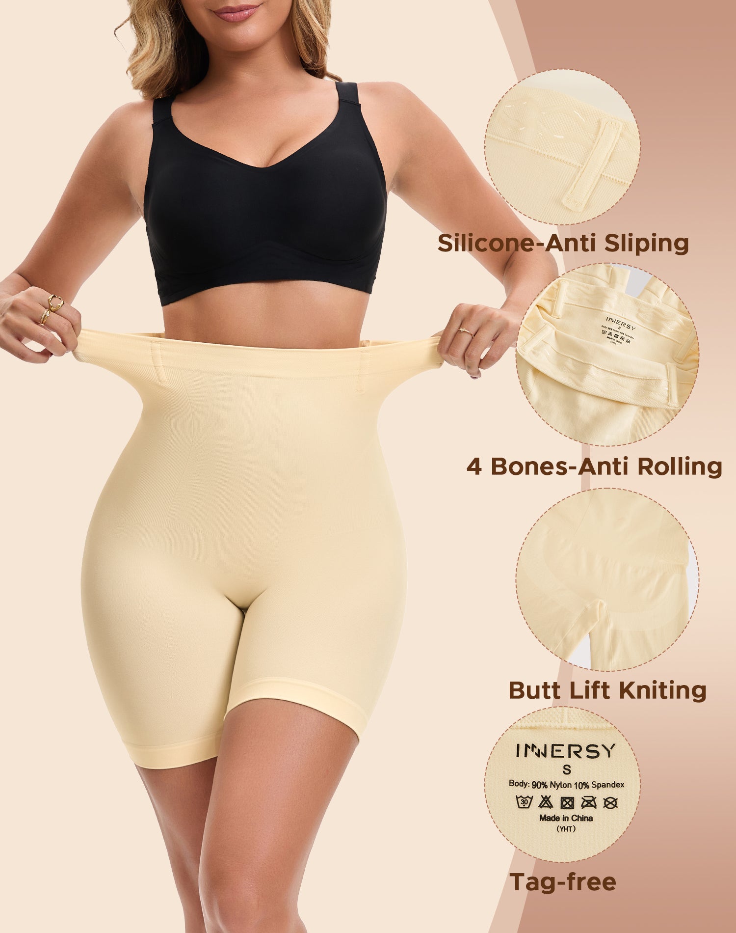Women's Tummy Control Shapewear Shorts