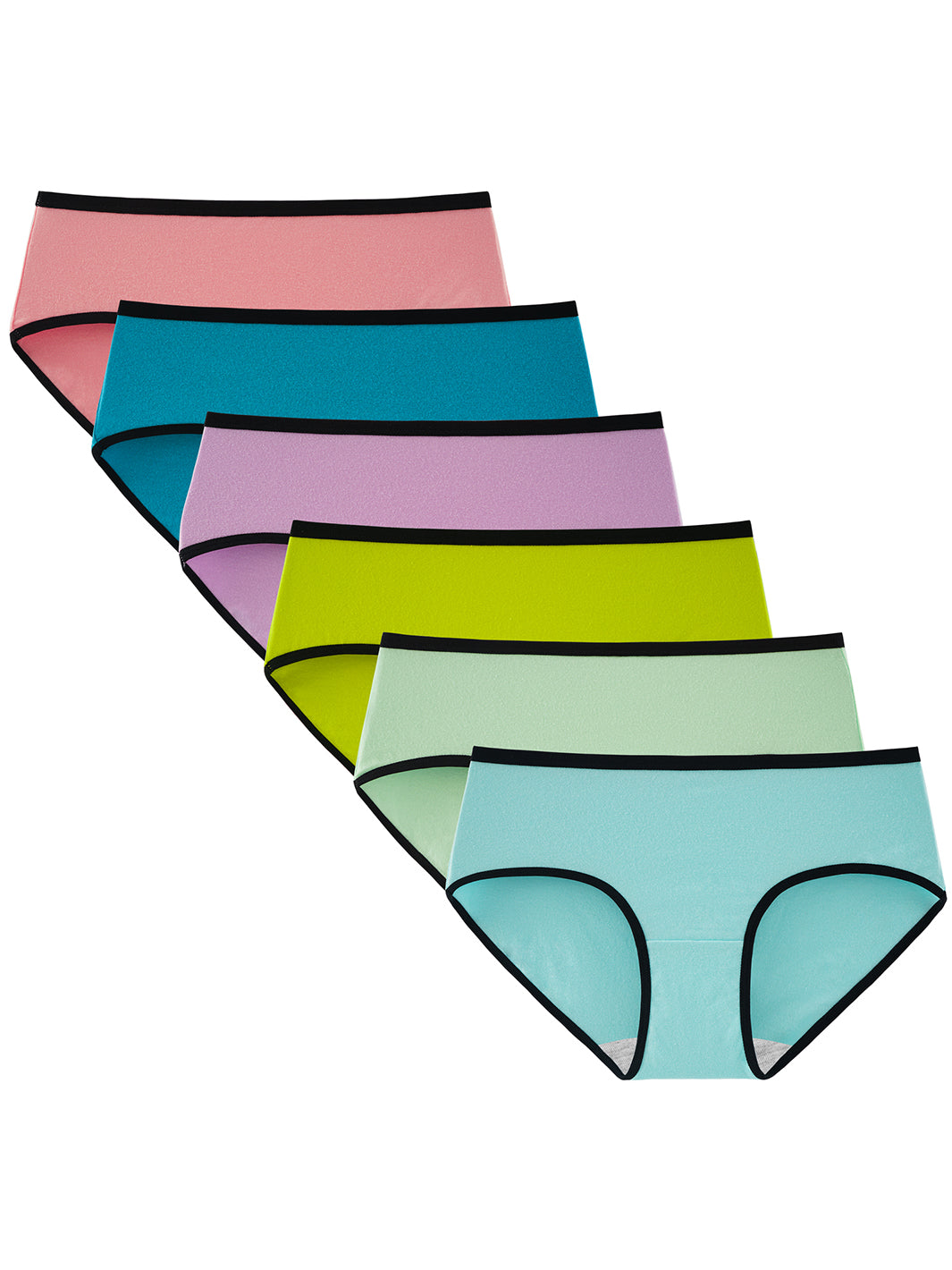 INNERSY Women's Cotton Sporty Underwear Full Coverage Hipster Panties  6-Pack(Colored Rose,X-Small) : : Clothing, Shoes & Accessories