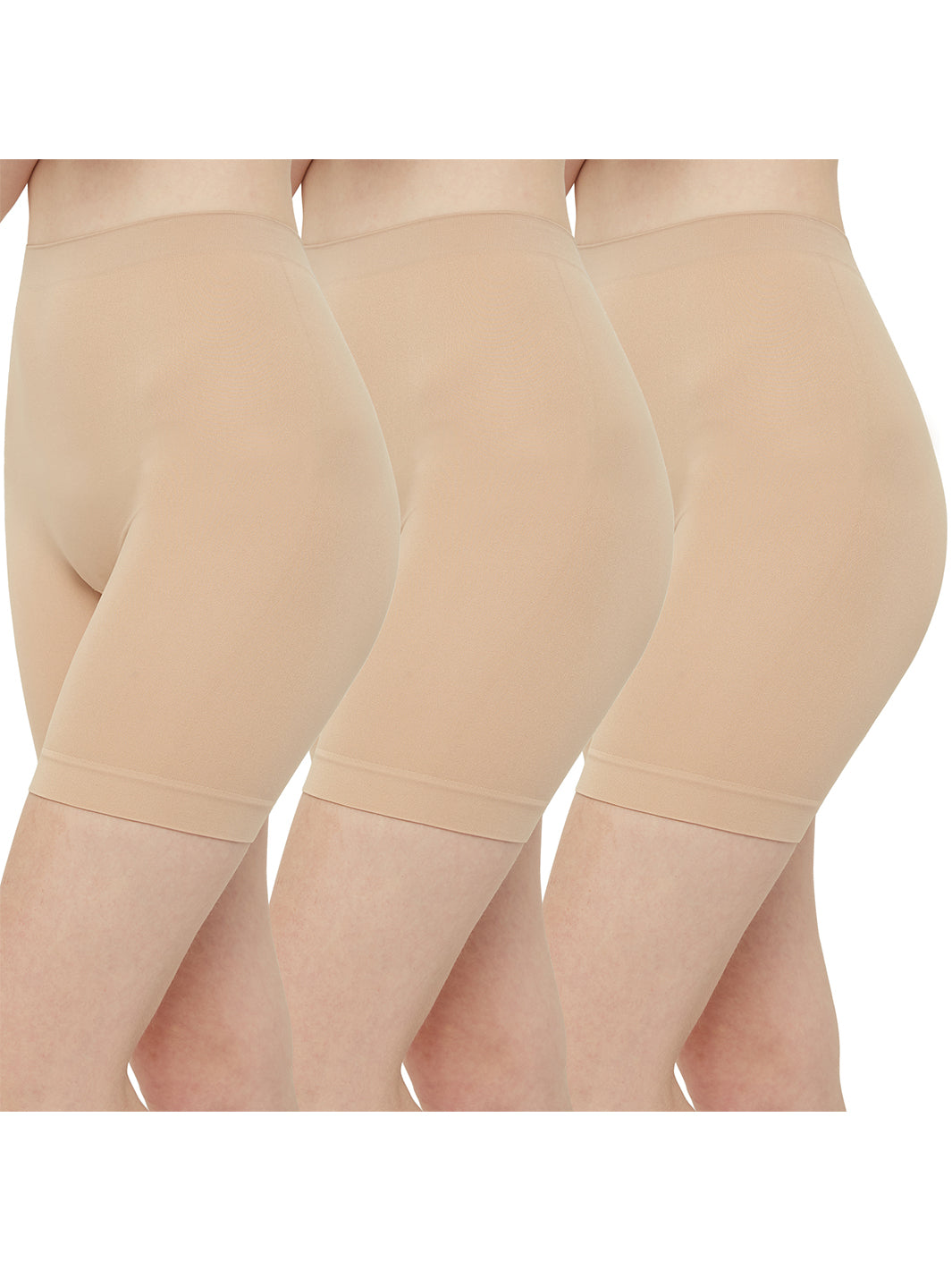 3 Pack Slip Shorts for Women Under Dress Comfortable Smooth Boyshorts  Panties Biker Shorts
