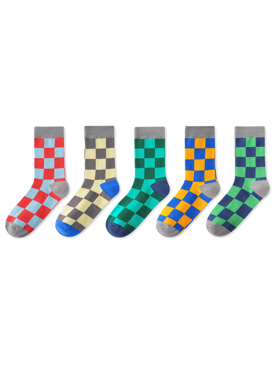 Kids Aged 4-14 Cotton Socks 5-Pair