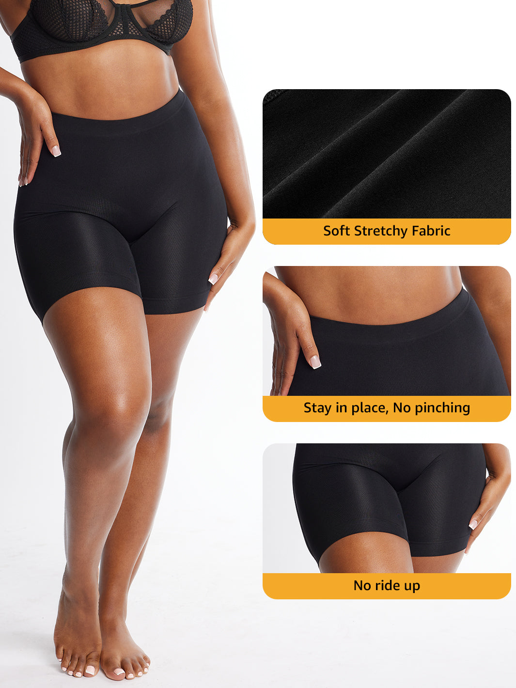 Women's Seamless Slip Shorts 3-Pack