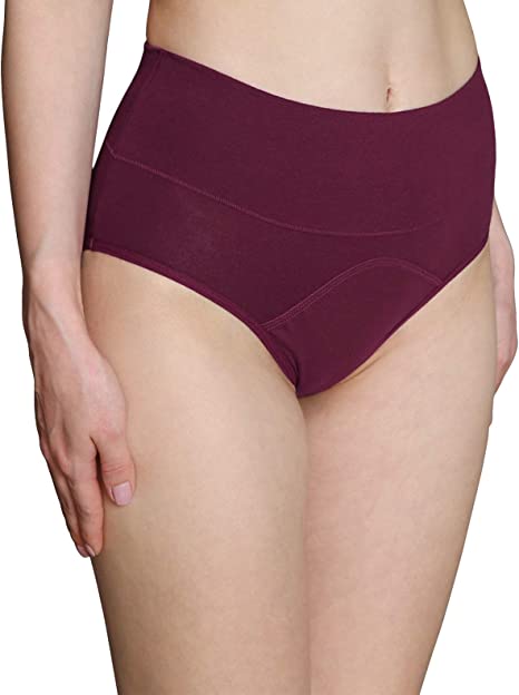 Women's High Waist Menstrual Period Panties 3-Pack