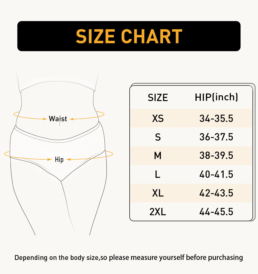 INNERSY Underwear for Women Cotton Hipster Breathable Panties 4 Pack  (L,Black/Beige) 